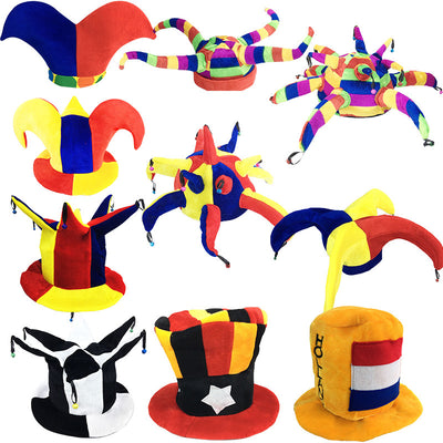 Tocado de Payaso Carnaval Máscara Multiángulo Premium - Image 10