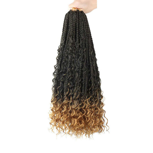 Cabello Trenzado Africano de Fibra Sintética - Trenzas de Ganchillo de 3 Hebras - Image 23