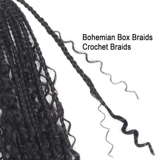 Cabello Trenzado Africano de Fibra Sintética - Trenzas de Ganchillo de 3 Hebras - Image 24