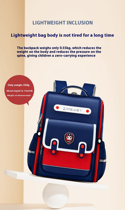 Mochila Escolar Sesame Baby Estilo Británico Grados 1-6 Ligera Niños y Niñas - Image 54