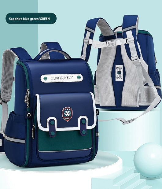 Mochila Escolar Sesame Baby Estilo Británico Grados 1-6 Ligera Niños y Niñas - Image 55