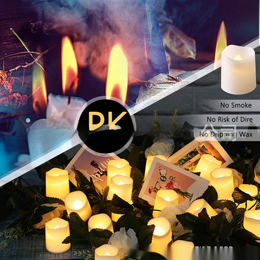 Vela LED Decorativa sin Llama - Confesiones y Deseos para Bodas, Halloween y Navidad - Image 25