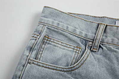 Jeans Holgados Retro con Rotos y Parches para Hombre - Image 20