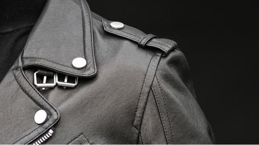 Chaqueta de Cuero de Borrego para Hombre con Solapa Clásica - Image 13