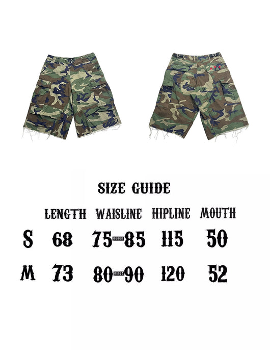 Pantalones Cortos Camuflaje Multipieza con Costuras Perfiladas - Image 14