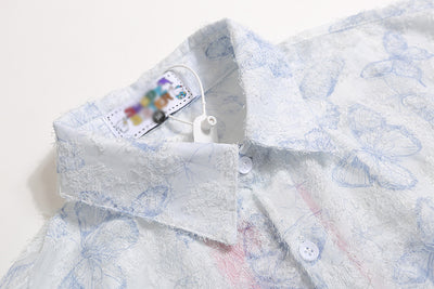 Camisa Manga Larga Mariposa para Hombre - Image 22