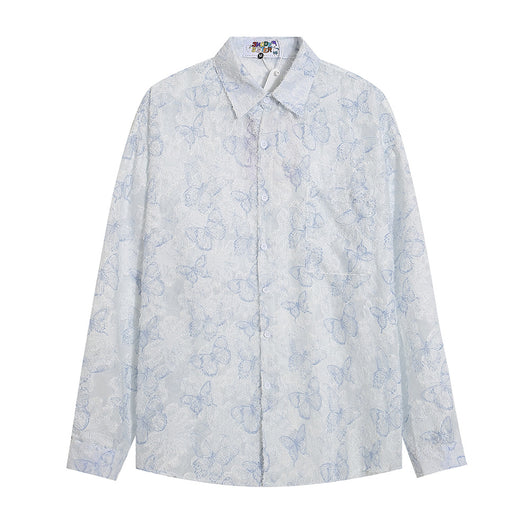 Camisa Manga Larga Mariposa para Hombre - Image 25