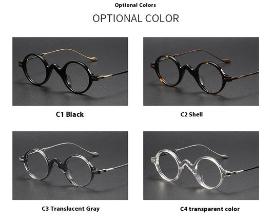 Gafas Retro de Titanio Puro para Rostros Pequeños con Opción de Lentes Graduadas - Image 13