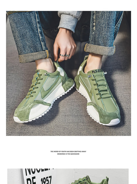 Tenis Casuales de Moda Primavera para Hombre con Suela Gruesa Antideslizante y Aumento de Altura - Image 30