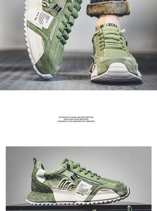 Tenis Casuales de Moda Primavera para Hombre con Suela Gruesa Antideslizante y Aumento de Altura - Image 33