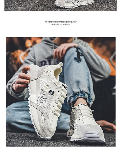 Tenis Casuales de Moda Primavera para Hombre con Suela Gruesa Antideslizante y Aumento de Altura - Image 36