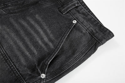 Pantalones de Mezclilla Punk Vintage Desgastados y Lavados - Image 19