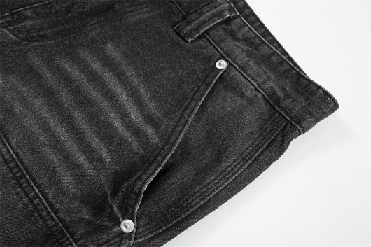 Pantalones de Mezclilla Punk Vintage Desgastados y Lavados - Image 19