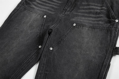 Pantalones de Mezclilla Punk Vintage Desgastados y Lavados - Image 20