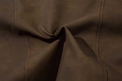 Chaqueta de Cuero Suelta con Bordado Gótico - Image 26