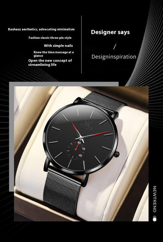 Reloj de Cuarzo Elegante con Hebilla Siamesa - Diseño Minimalista - Image 25