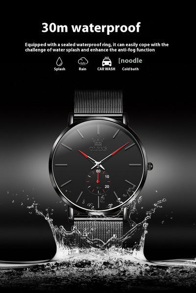 Reloj de Cuarzo Elegante con Hebilla Siamesa - Diseño Minimalista - Image 28