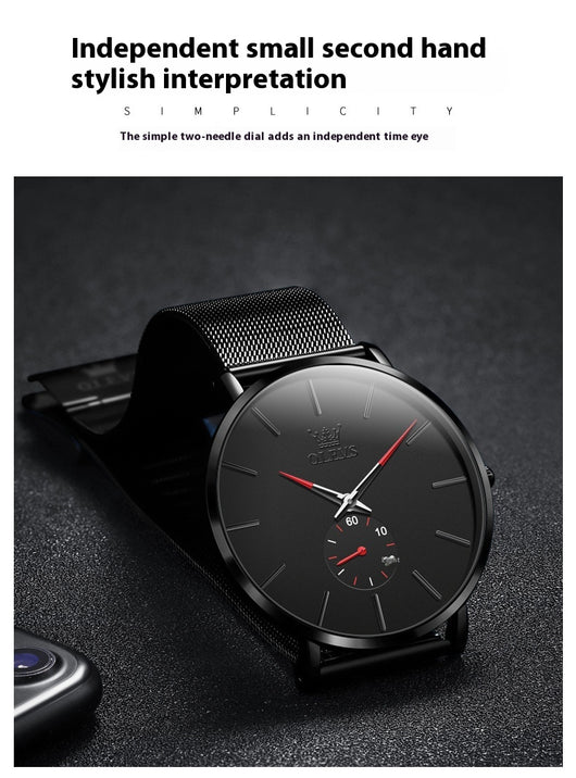 Reloj de Cuarzo Elegante con Hebilla Siamesa - Diseño Minimalista - Image 39