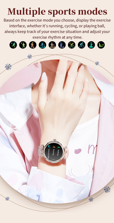 Reloj Inteligente para Mujer con Monitoreo de Salud y Llamadas Bluetooth - Image 18