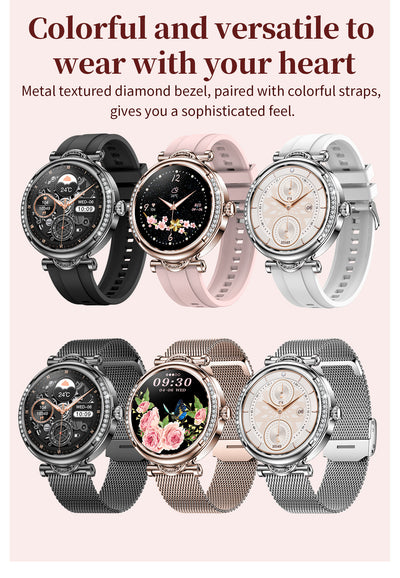 Reloj Inteligente para Mujer con Monitoreo de Salud y Llamadas Bluetooth - Image 21