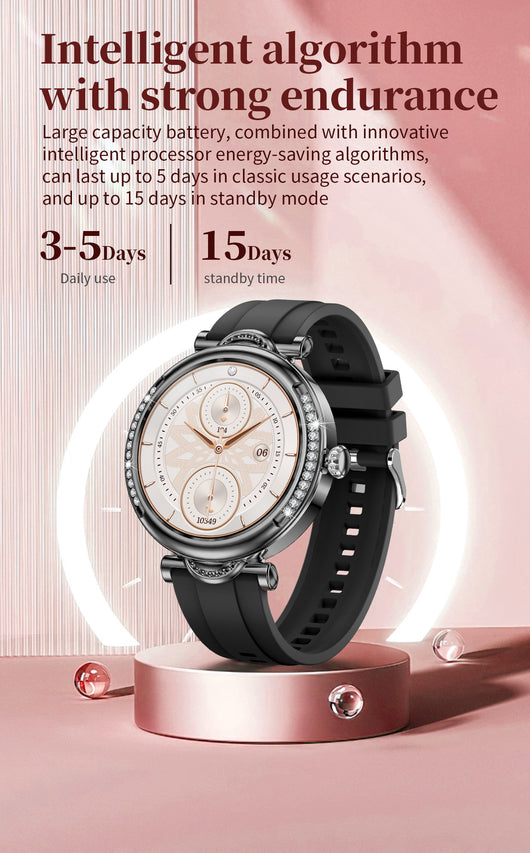 Reloj Inteligente para Mujer con Monitoreo de Salud y Llamadas Bluetooth - Image 22