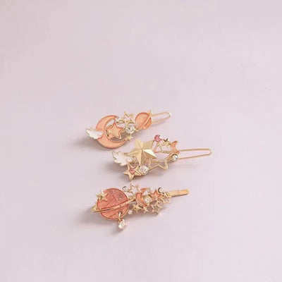 Pasador Coreano Cielo Estrellado - Diseño Kawaii Estético Japonés - Image 9