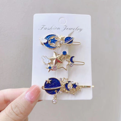 Pasador Coreano Cielo Estrellado - Diseño Kawaii Estético Japonés - Image 10