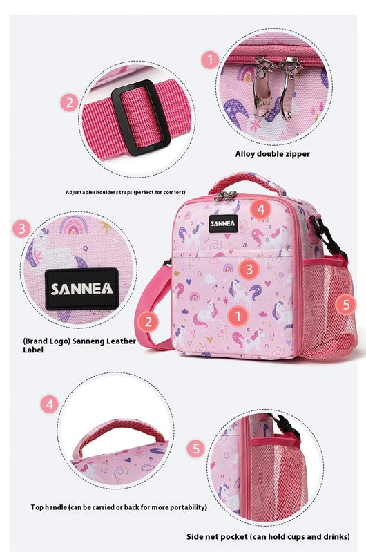 Lonchera Térmica Infantil con Diseño Animado - Bolsa Aislante para Alimentos - Image 39