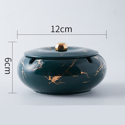 Cenicero de Cerámica Elegante para Sala, Oficina y Espacios Premium - Image 20