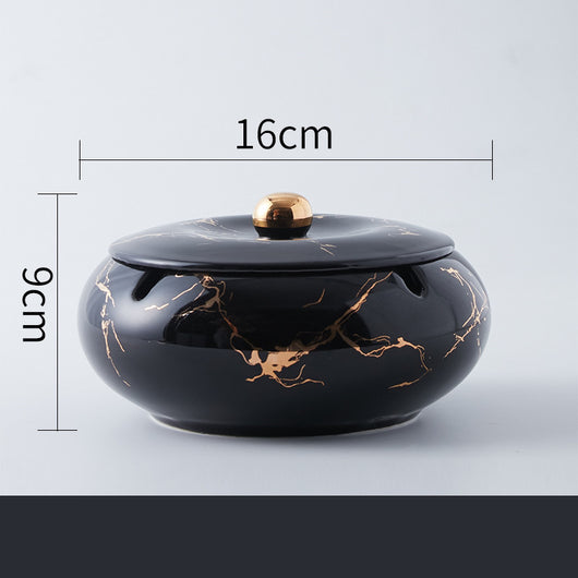 Cenicero de Cerámica Elegante para Sala, Oficina y Espacios Premium - Image 23