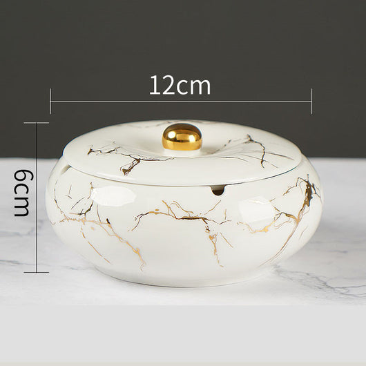 Cenicero de Cerámica Elegante para Sala, Oficina y Espacios Premium - Image 24