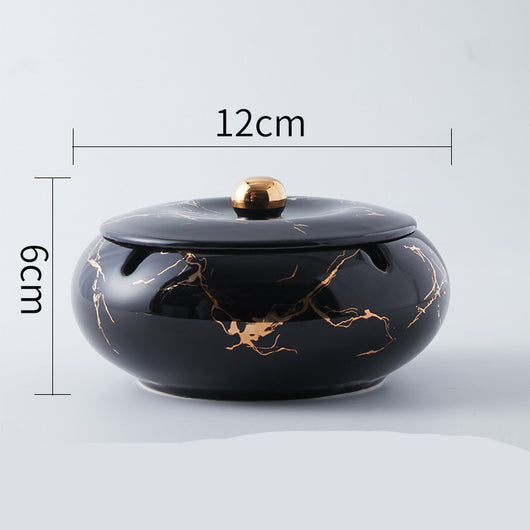 Cenicero de Cerámica Elegante para Sala, Oficina y Espacios Premium - Image 31
