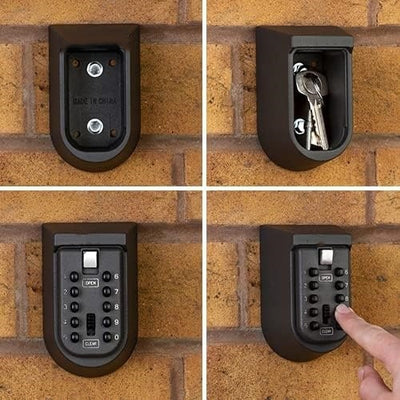 Caja de Seguridad Metálica con Contraseña - Almacenamiento Impermeable para Exteriores - Image 42
