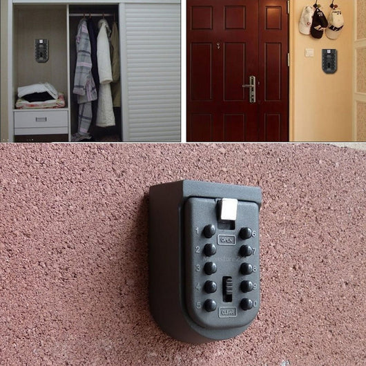 Caja de Seguridad Metálica con Contraseña - Almacenamiento Impermeable para Exteriores - Image 49