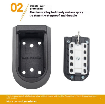 Caja de Seguridad Metálica con Contraseña - Almacenamiento Impermeable para Exteriores - Image 53