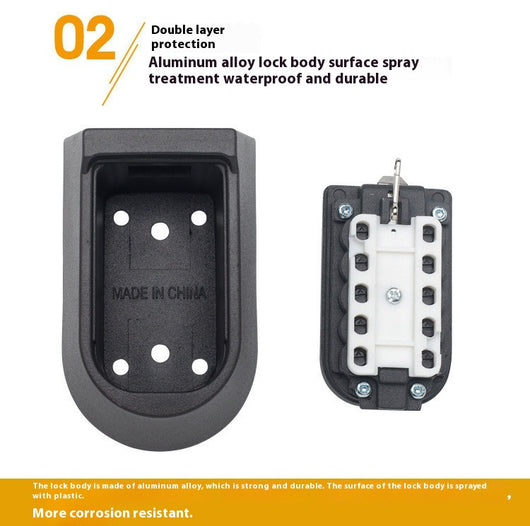 Caja de Seguridad Metálica con Contraseña - Almacenamiento Impermeable para Exteriores - Image 53