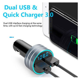 Transmisor Bluetooth Dual USB con Cargador de Auto Multifuncional - Image 9