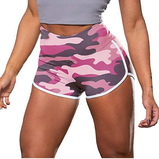 Shorts Deportivos Camuflaje Tie-Dye con Levantacaderas para Mujer - Image 9