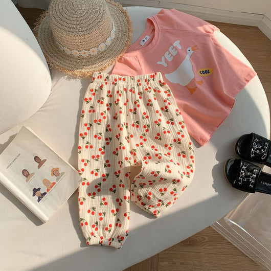 Pantalones Infantiles Anti-mosquitos Estilo Coreano en Algodón Ligero - Image 42