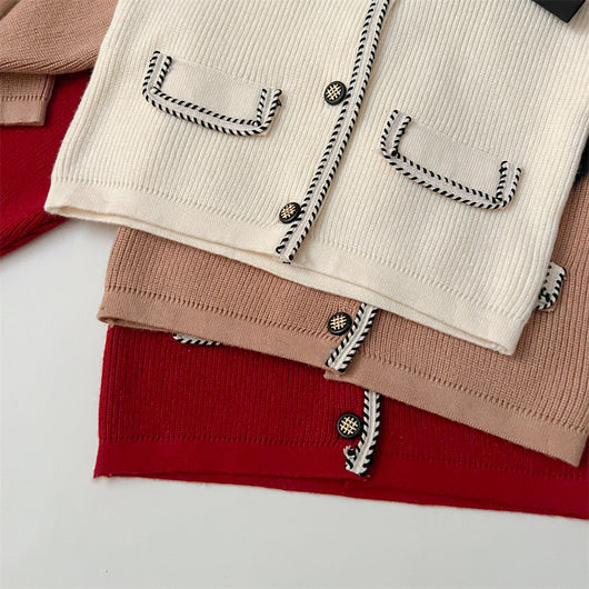 Suéter Elegante con Mangas Abullonadas y Moño - Otoño e Invierno - Image 10
