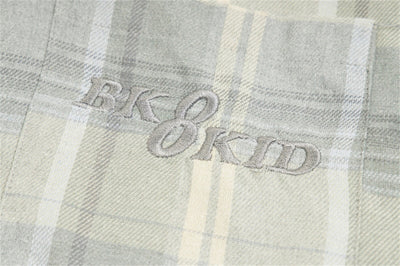 Camisa Cuadros Suelta de Manga Larga Unisex - Image 35