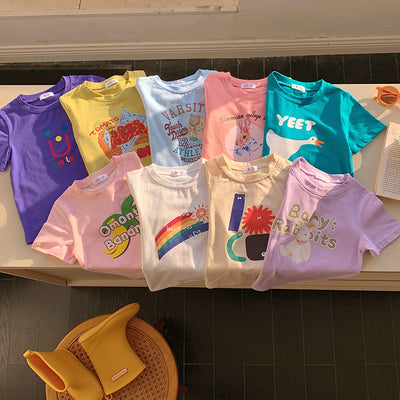 Playera Infantil Estampada con Diseños de Dibujos Animados - Image 22