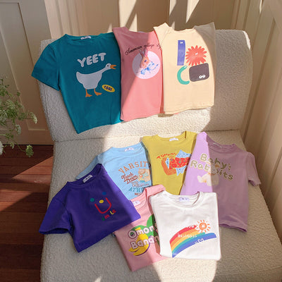 Playera Infantil Estampada con Diseños de Dibujos Animados - Image 23