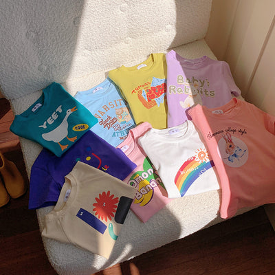 Playera Infantil Estampada con Diseños de Dibujos Animados - Image 39