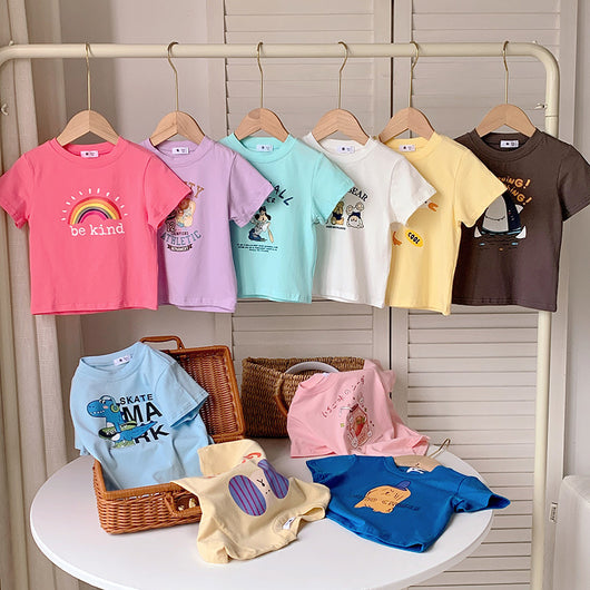 Camiseta Infantil Manga Corta para Verano - Image 18