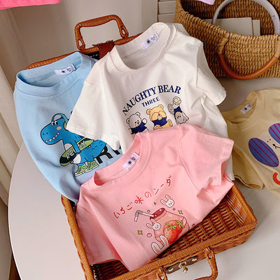 Camiseta Infantil Manga Corta para Verano - Image 29