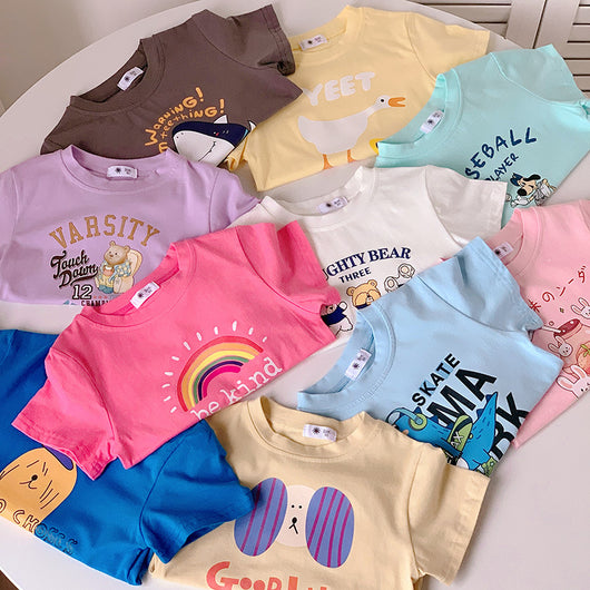 Camiseta Infantil Manga Corta para Verano - Image 37