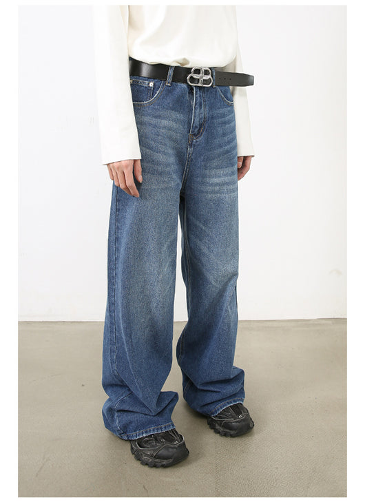Jeans Rectos Holgados Casual para Hombre y Mujer - Image 32