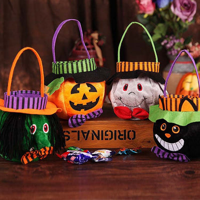 Bolsa de Caramelos Halloween con Diseño de Calabaza - Accesorio Portátil para Disfraz - Image 11