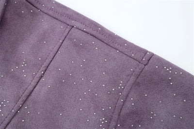 Chaqueta de Trabajo Estrellado con Costuras Reforzadas y Detalles Perforados - Image 36